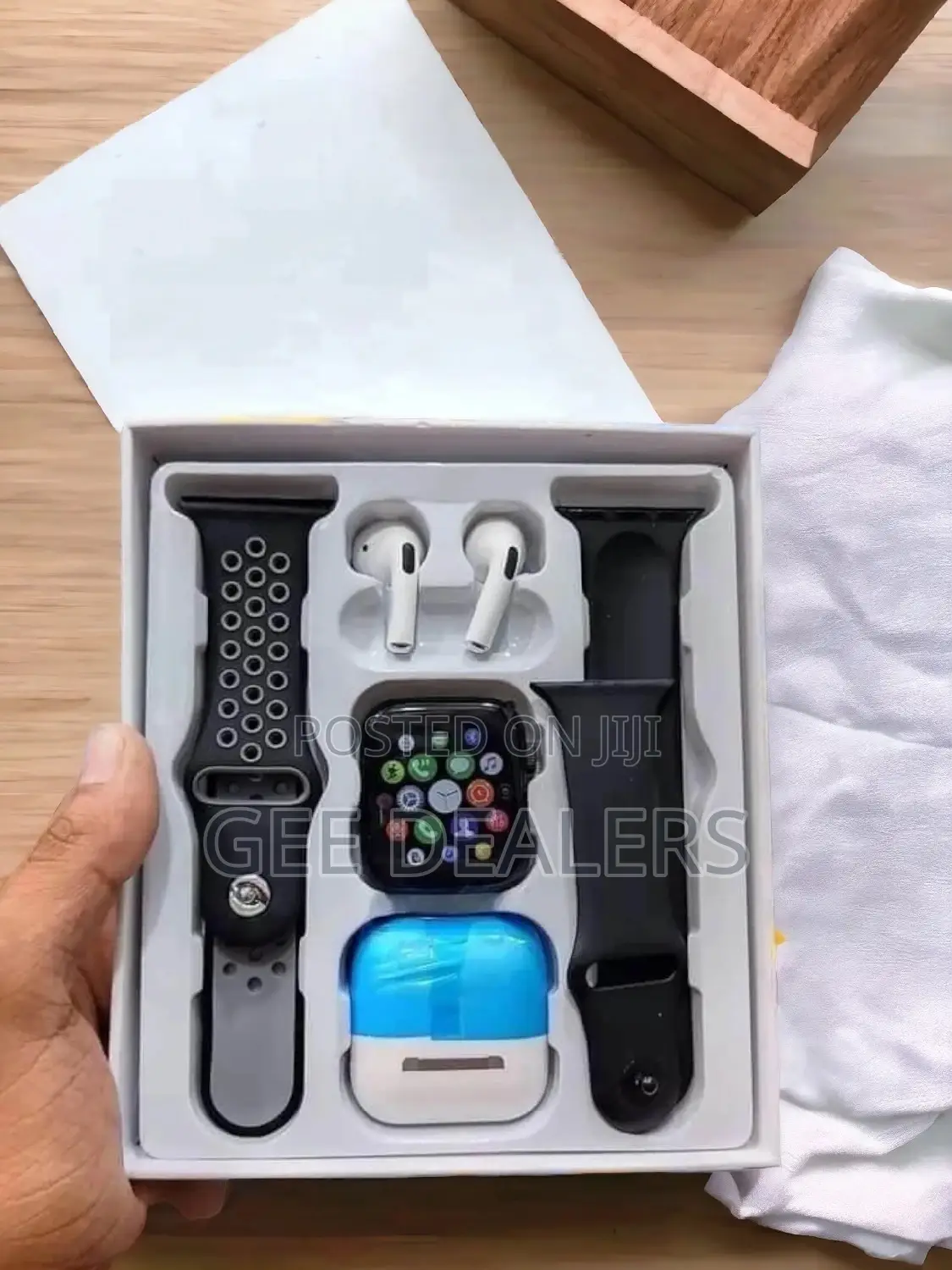 T55 Promax Smart Watch With Free Buds ,Extra Strap