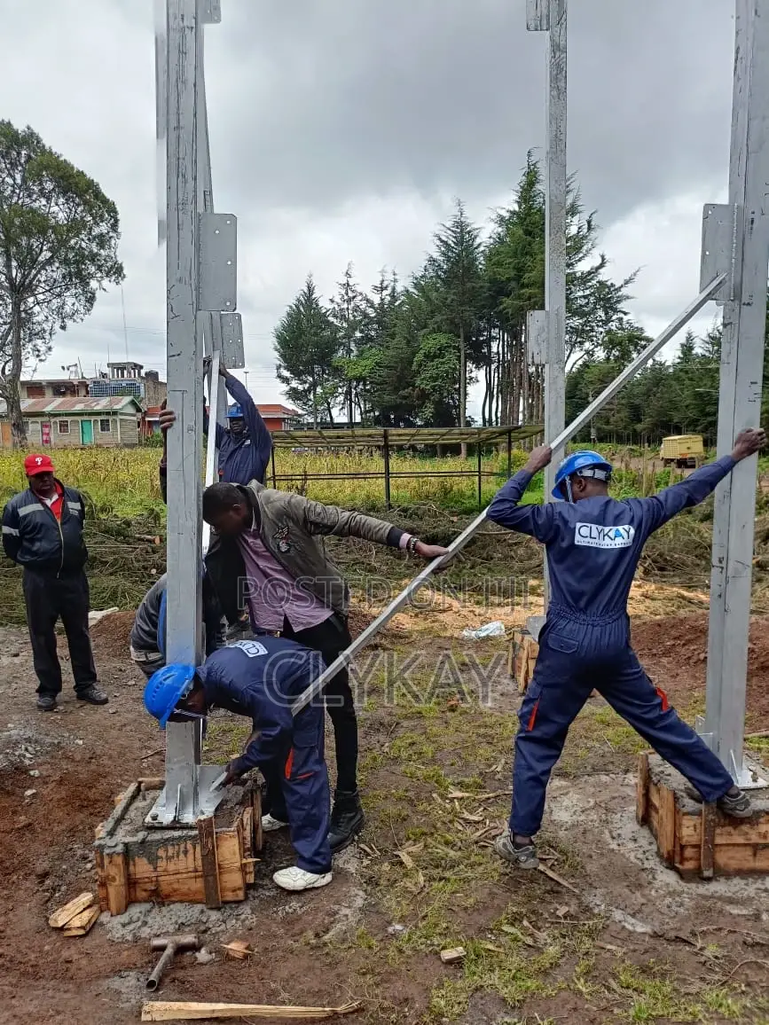 Pressed Steel Water Tank Installation