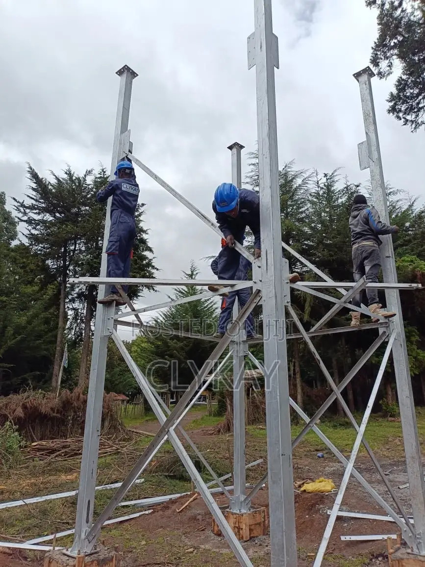 Galvanized Pressed Steel Tank and Steel Tower Fabricated