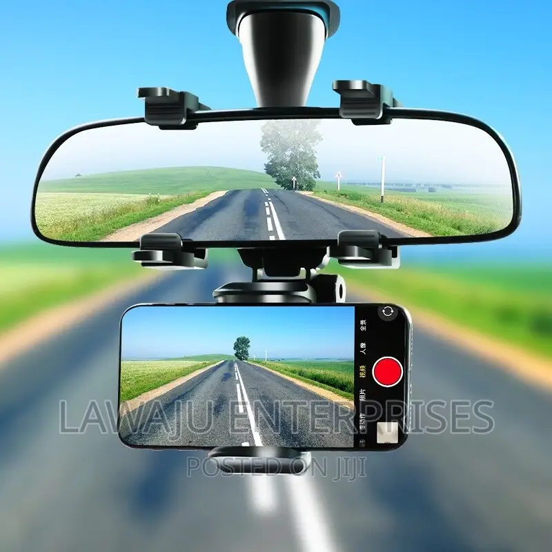 Car Phone Holder Auto Mount Rear View Mirror