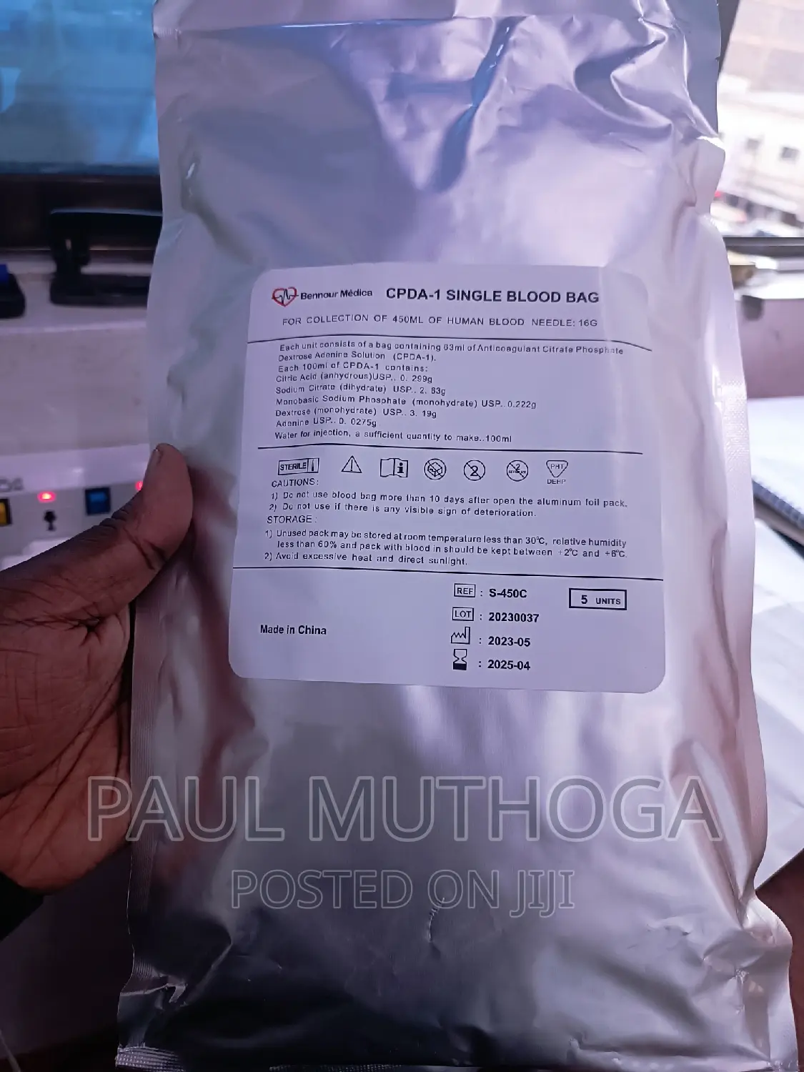 Single Blood Bags