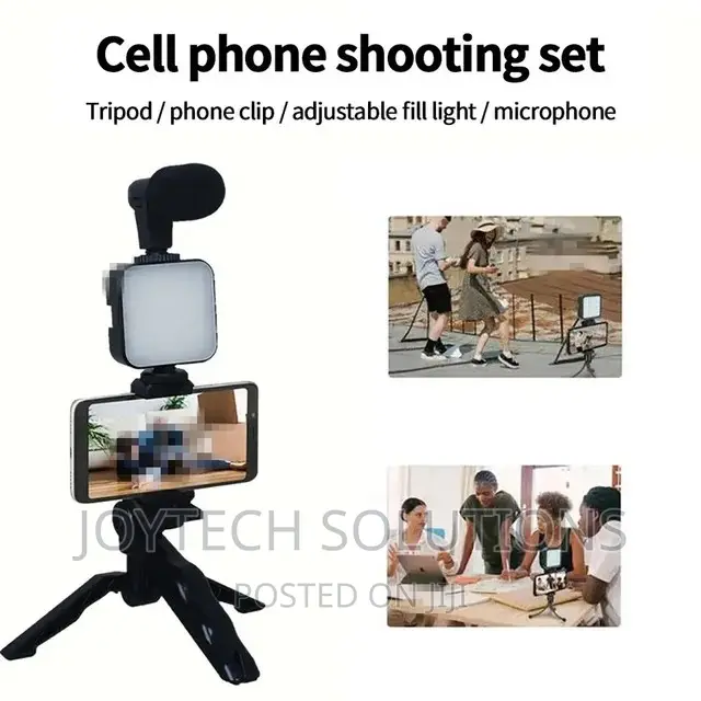 Video Making Kit. Live Stream Online Recording, Camera.