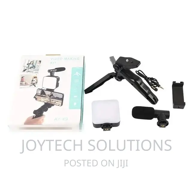 Video Making Kit. Live Stream Online Recording, Camera.