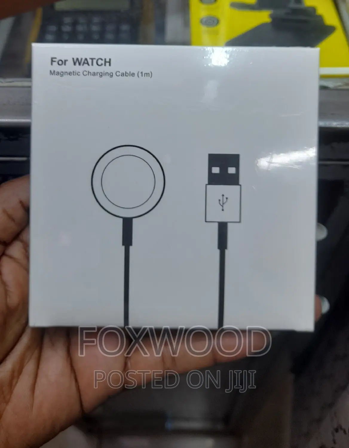 Watch Magnetic Charging 1m Cable - White