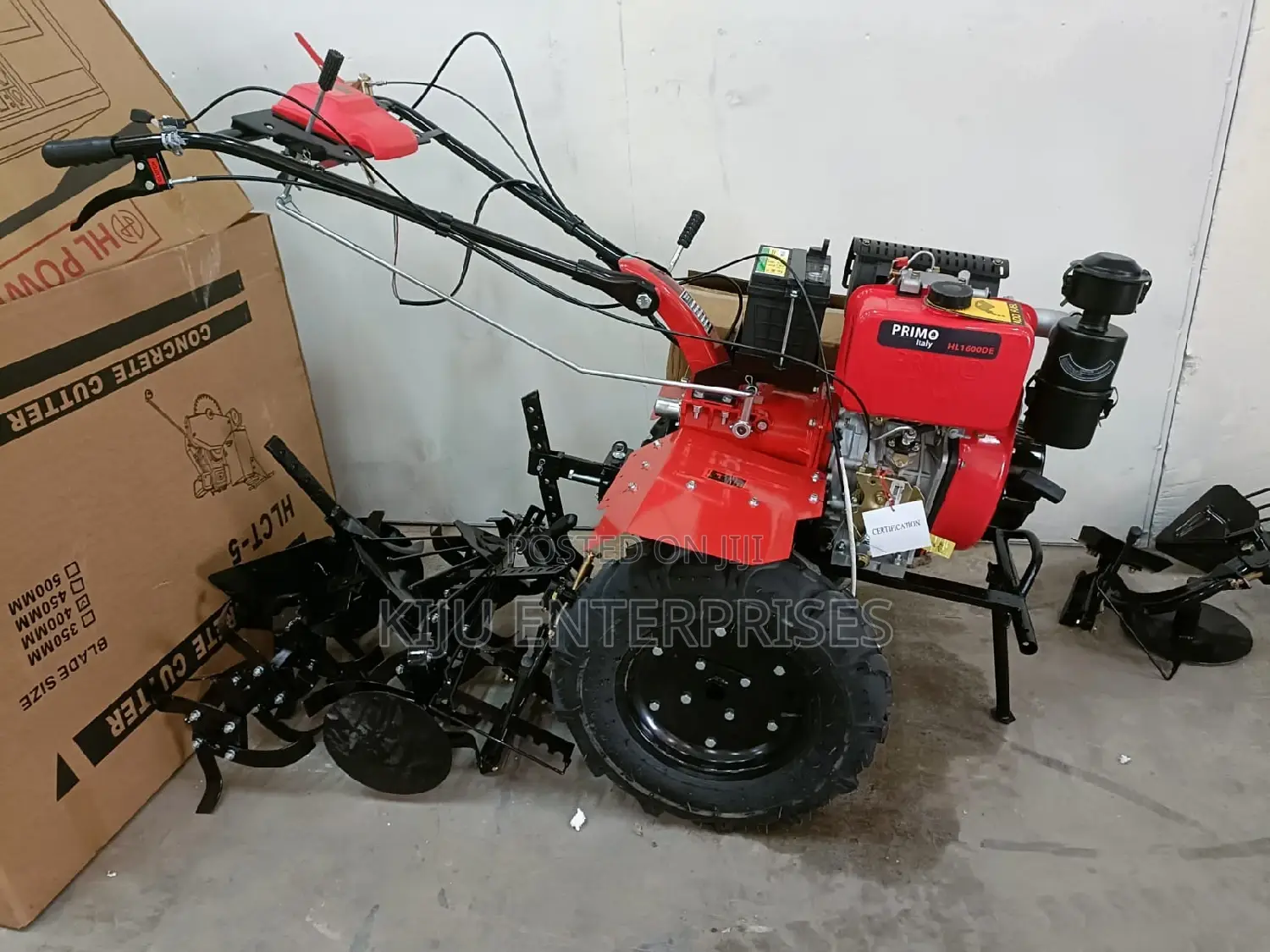 Power Tiller Machine 16hp Primo Italy