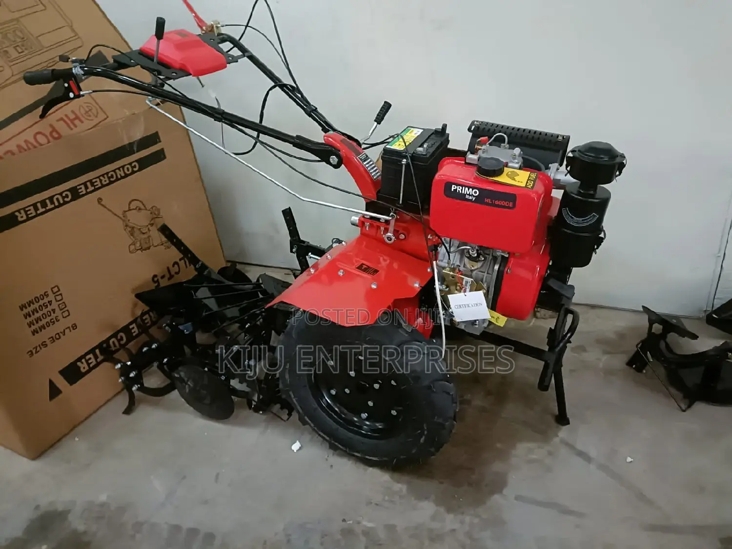 Power Tiller Machine 16hp Primo Italy