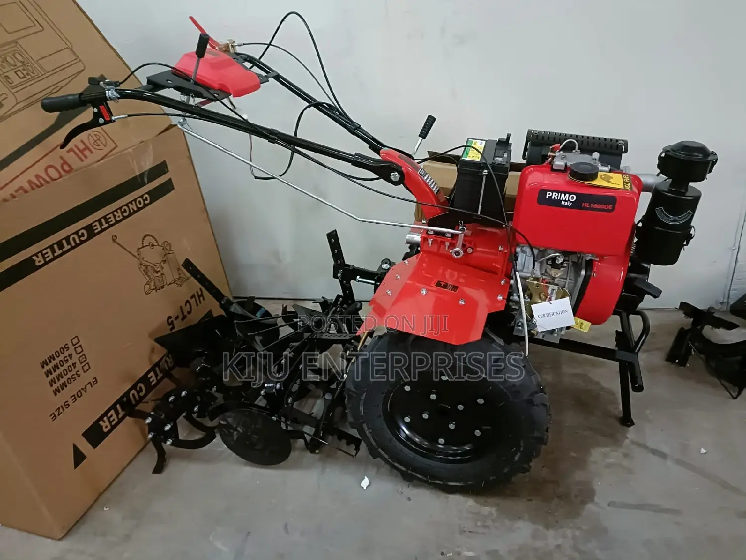 Power Tiller Machine 16hp Primo Italy