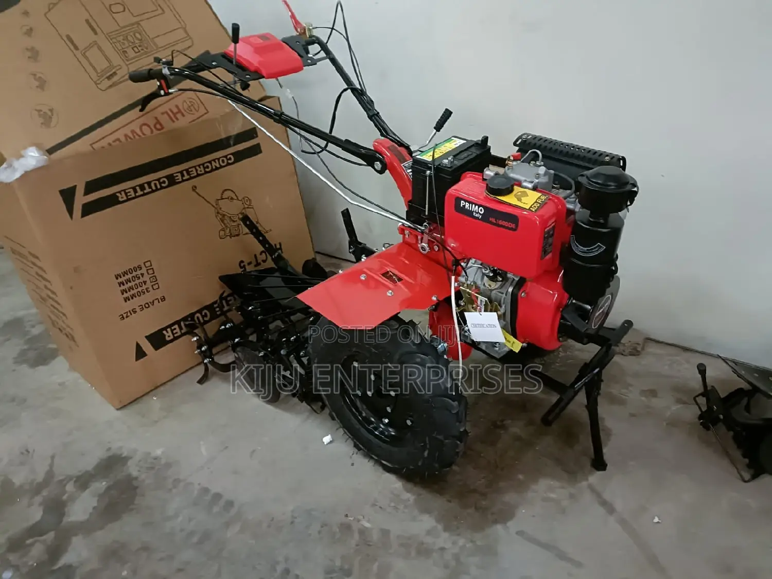 Power Tiller Machine 16hp Primo Italy