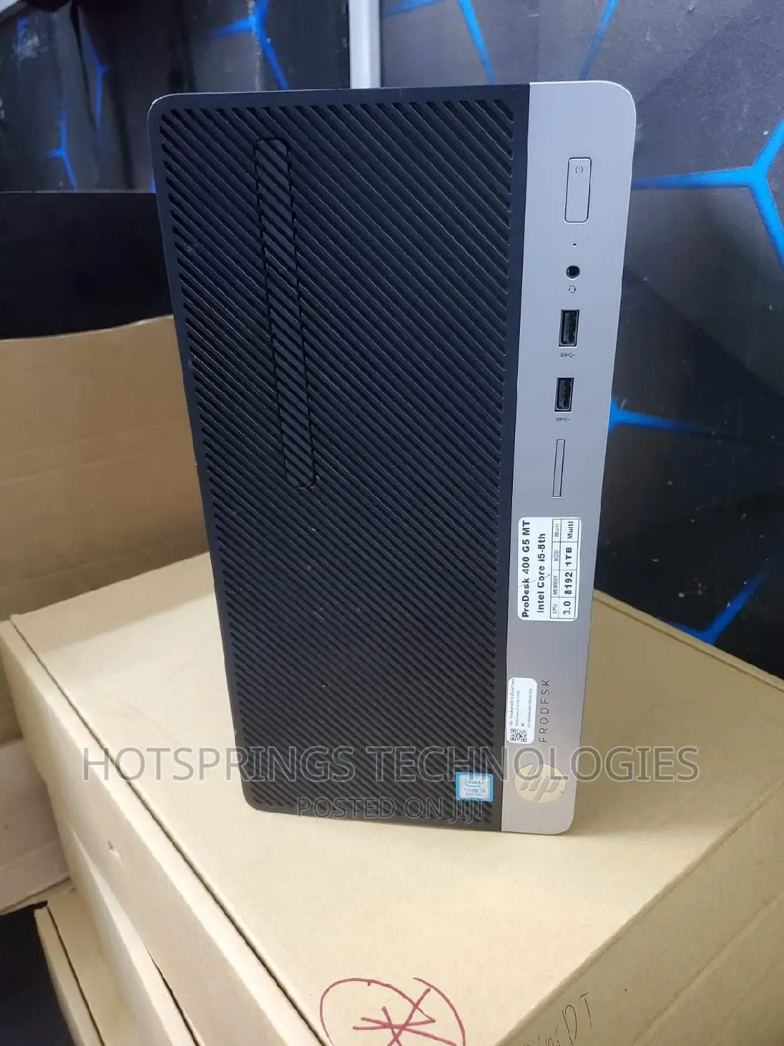 Desktop Computer HP ProDesk 400 G5 8GB Intel Core I5 HDD 500GB