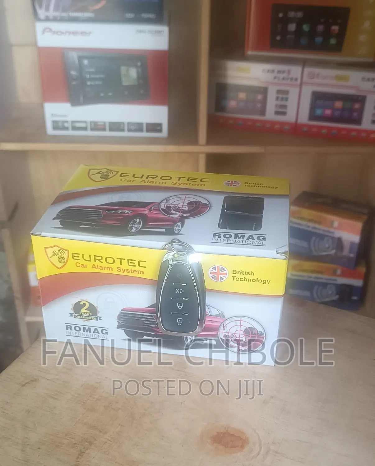 New Eurotec Car Alarm With Cut Out,Free Installation