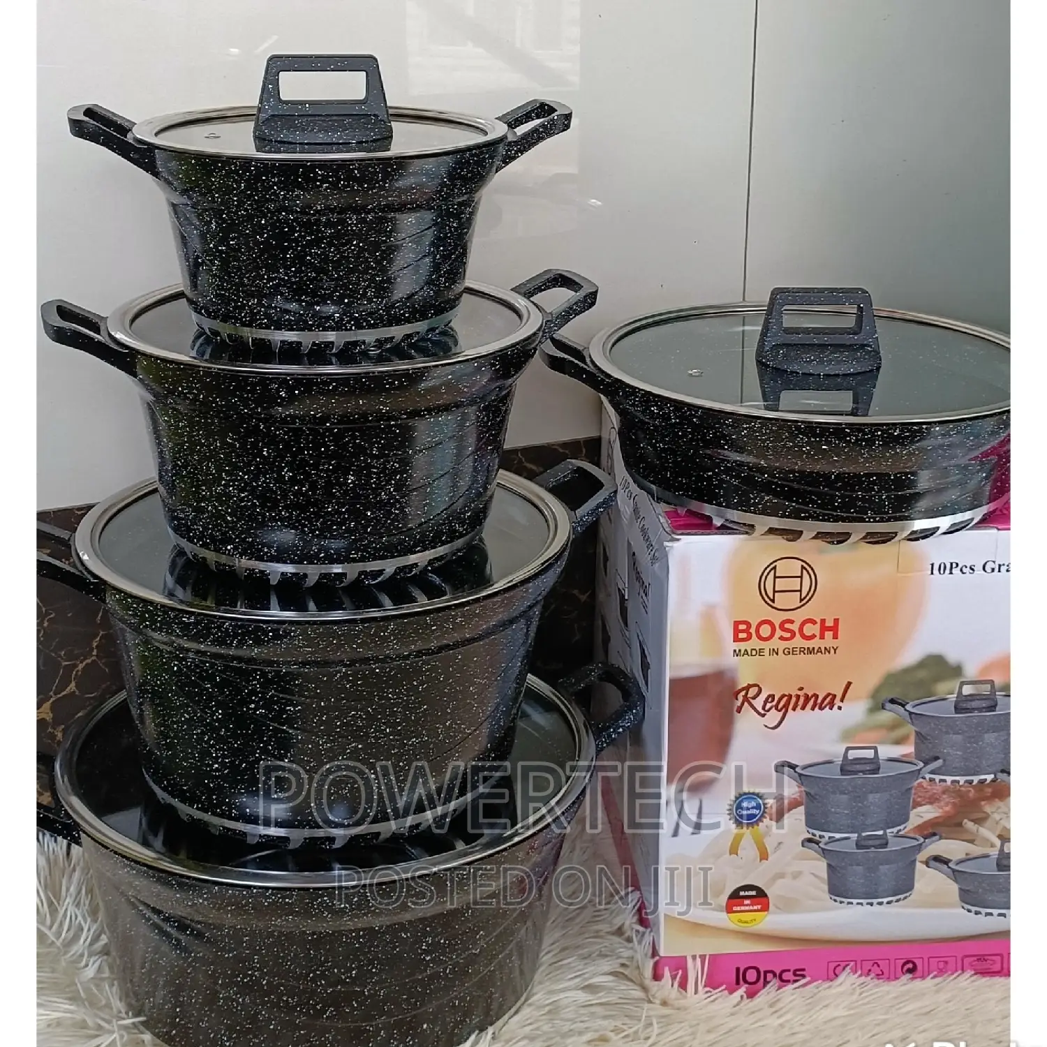 Bosch 10 PCS Non Stick Granite Cookware Set
.
