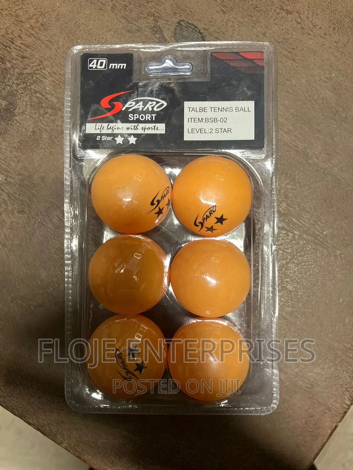Table Tennis Balls 2 Star 6 Pack