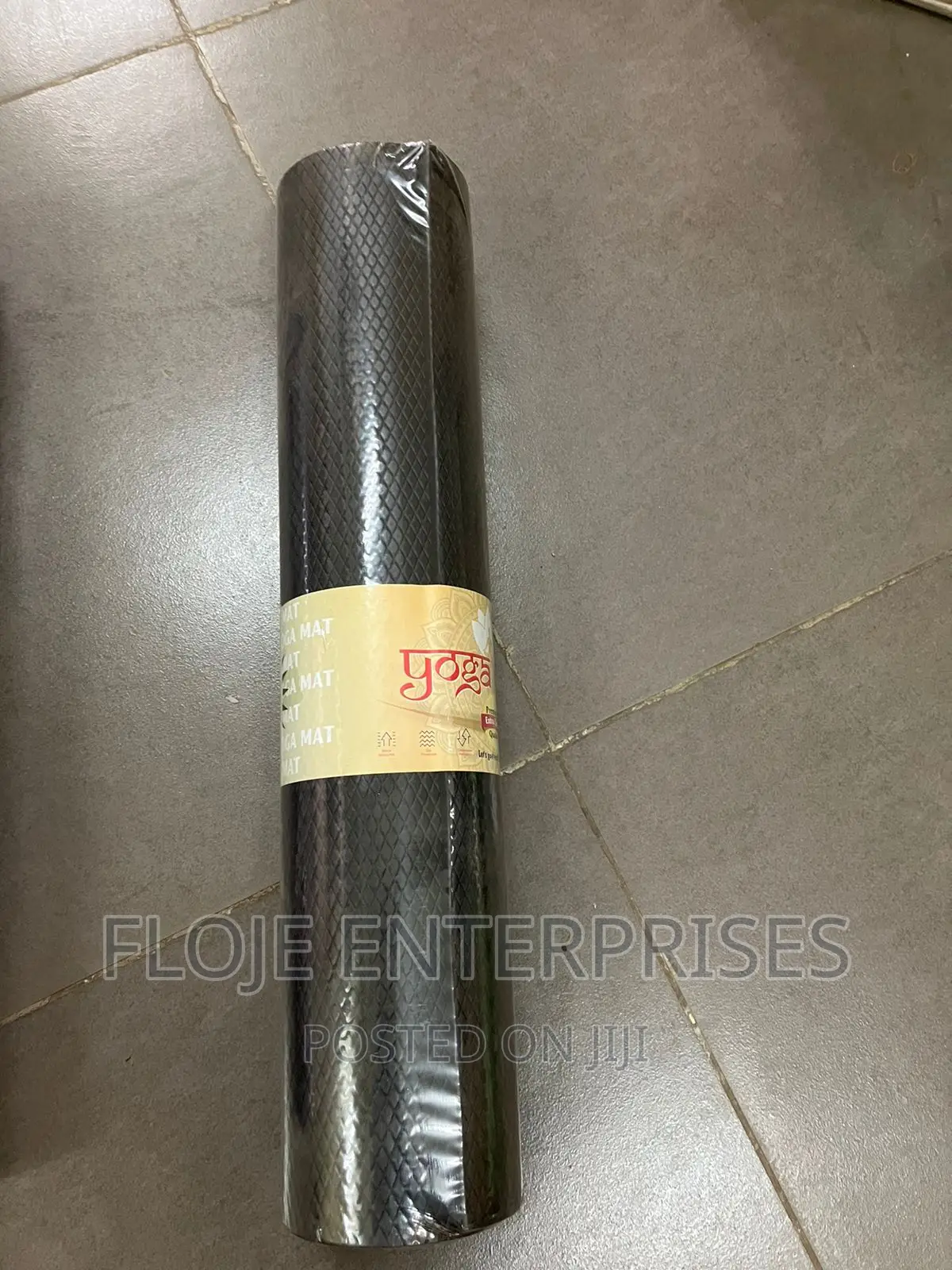 Yoga Mat Black 7mm Without Bag