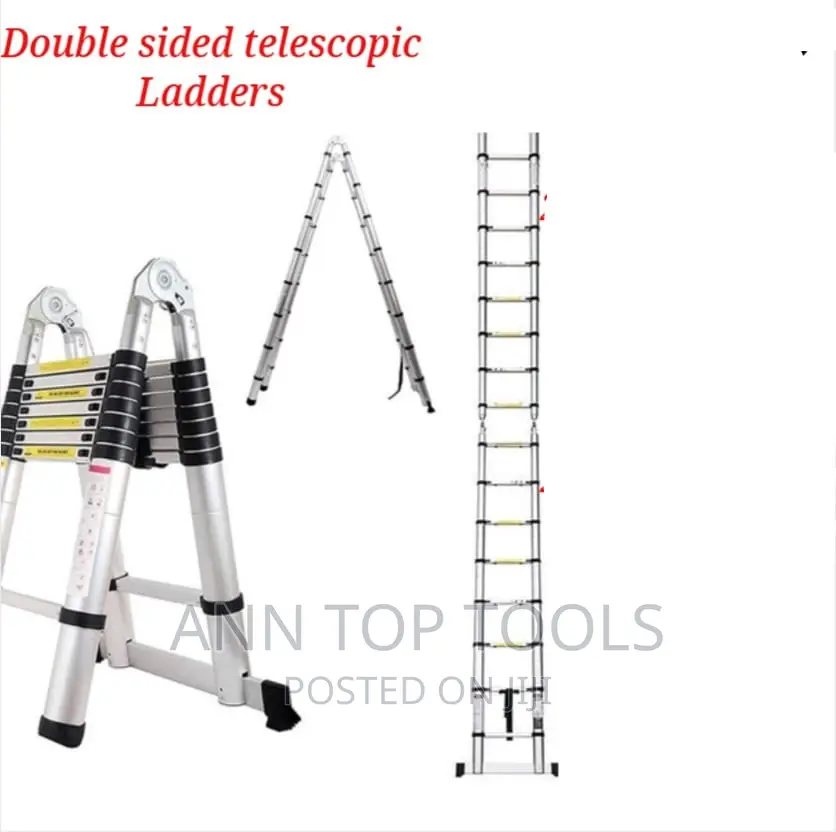 Double Sided Telescopic 5.6 Meters 18step Ladeder