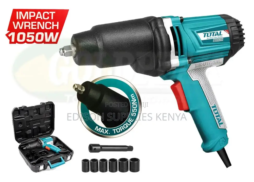 Total Impact Wrench Electric Corded 1050w 550nm 1/2'' Drive