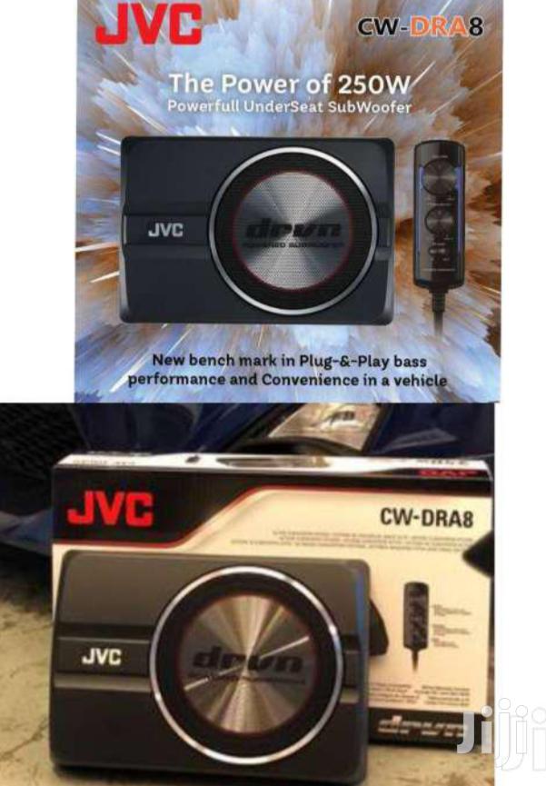 New JVC Brand Powered Underseat Car Subwoofer.