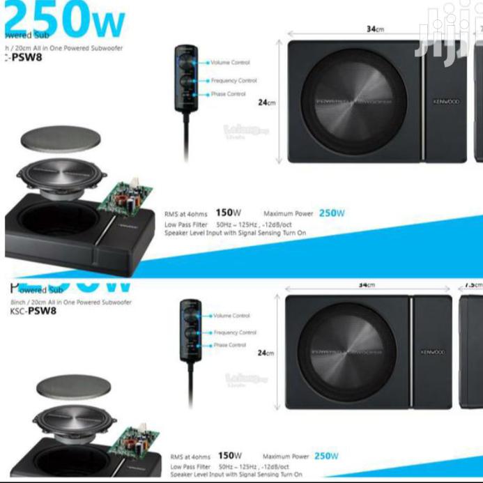 New Kenwood 250w Powered Car Underseat Subwoofer.