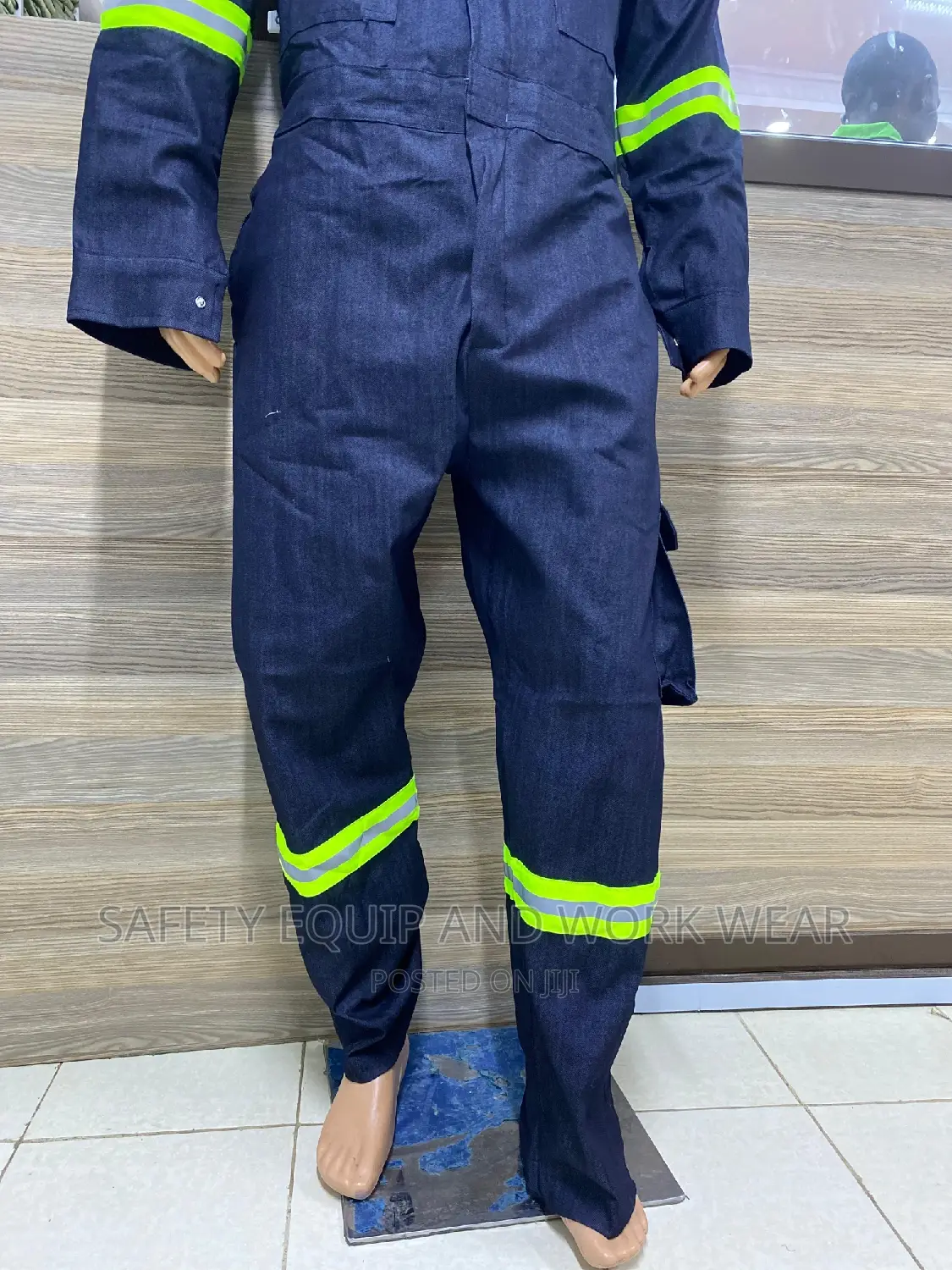 Navy Blue Denim Overalls
