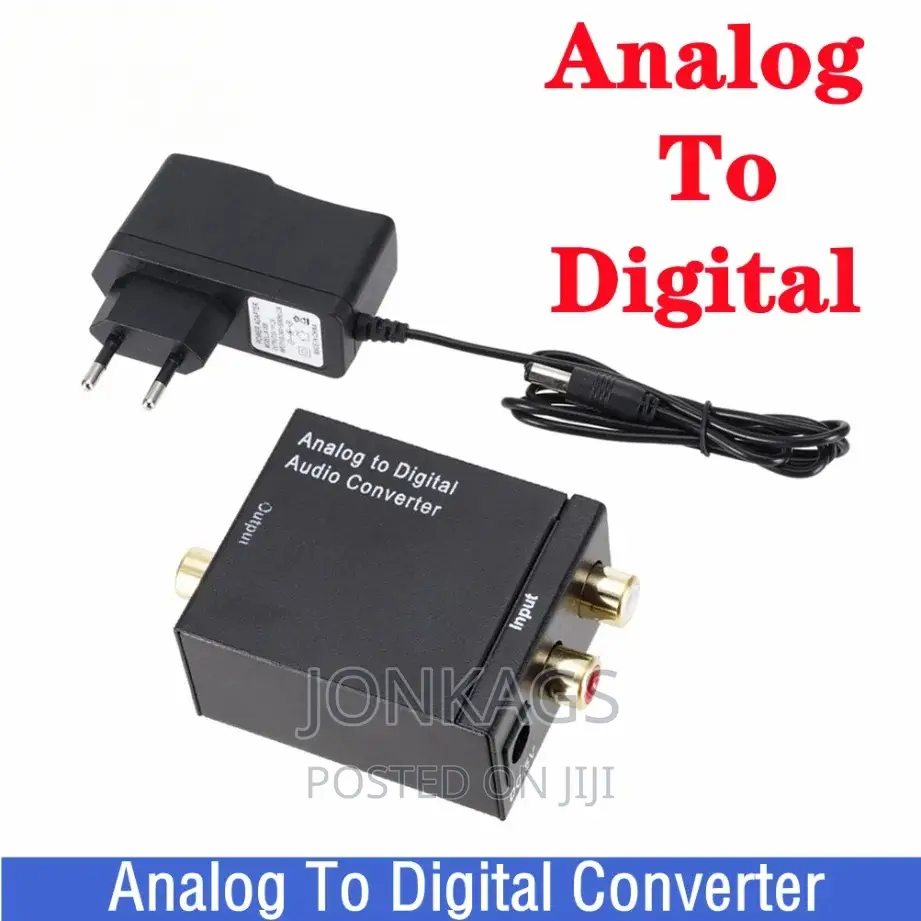 Analogue to Digital Audio Converter ( AV to Optical/Coaxial)