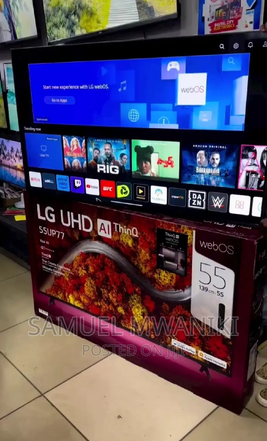 Lg 55” Uhd Smart Webos Tv, Magic Remote Netflix New Model