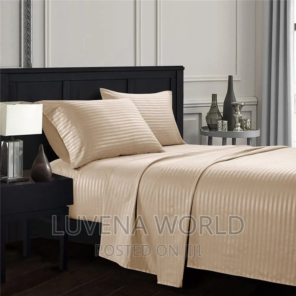Cotton Stripped Bedsheets