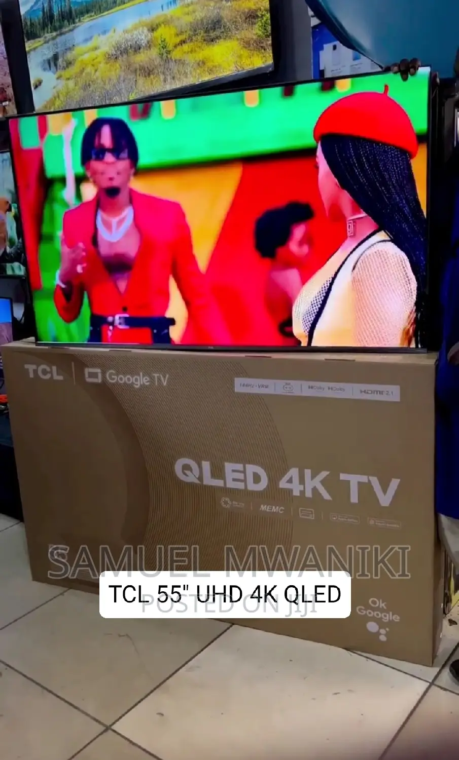 TCL 55" Qled Uhd Google Tv Has Dolby Vision Dolby Atmos