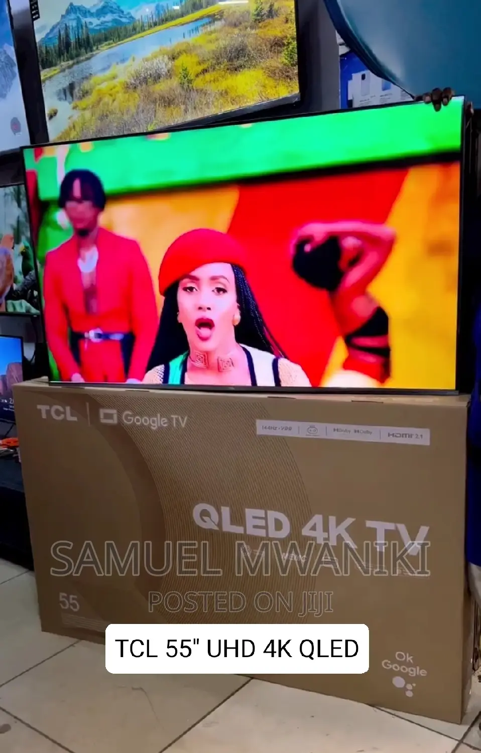 TCL 55" Qled Uhd Google Tv Has Dolby Vision Dolby Atmos