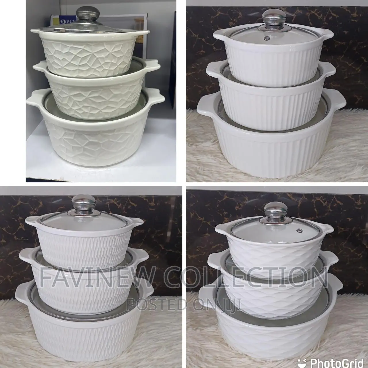 3pcs Ceramic Serving Set