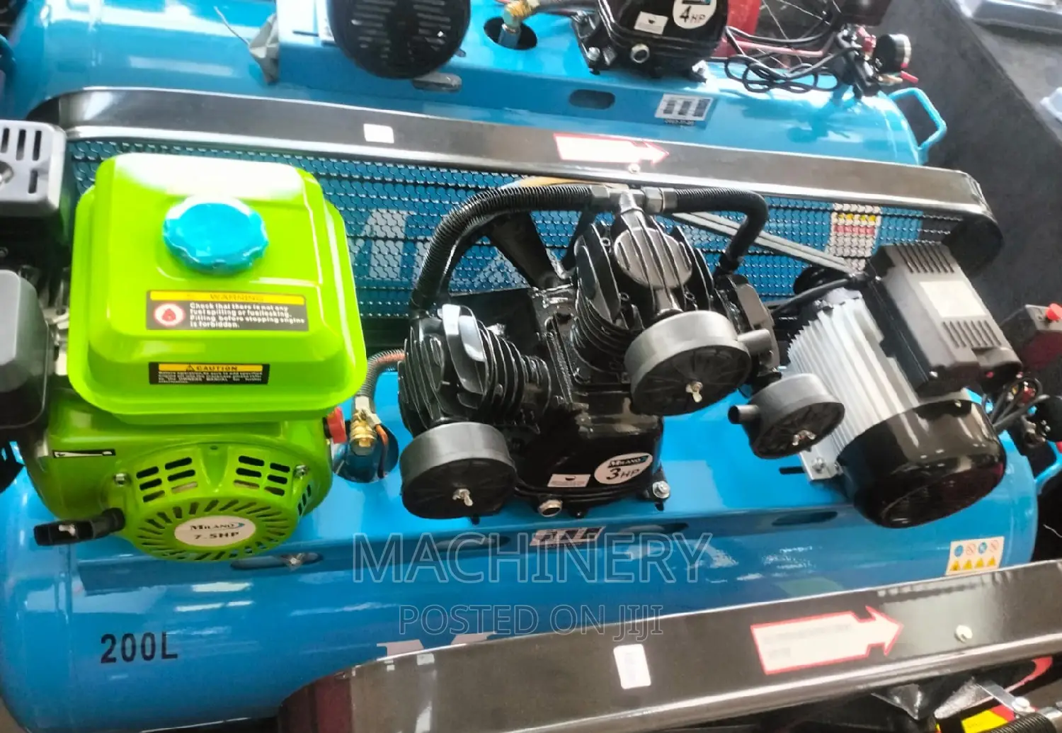 200l Milano Compressor 2 in 1 (Petrol and Electric Powered)
