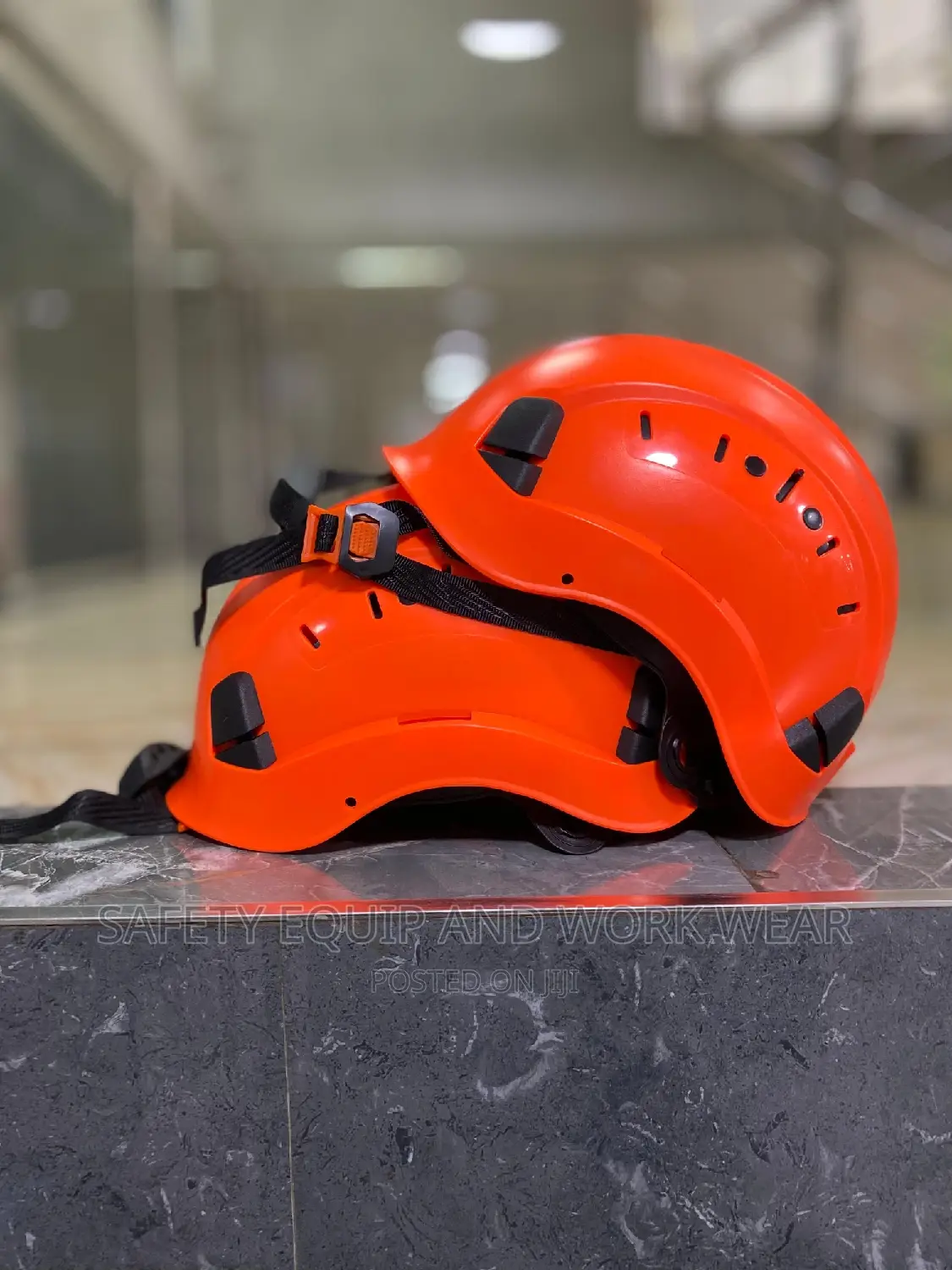 Orange ,Helmets. Work At Height Helmets