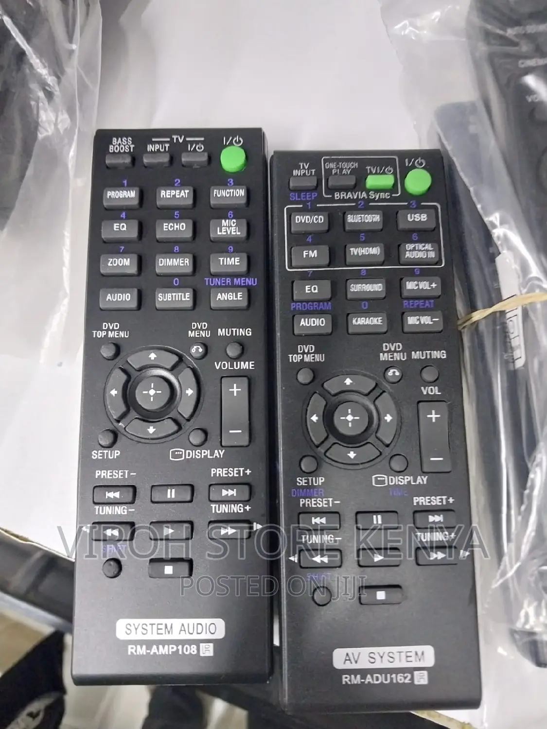 Sony AV System Remote Home Theater