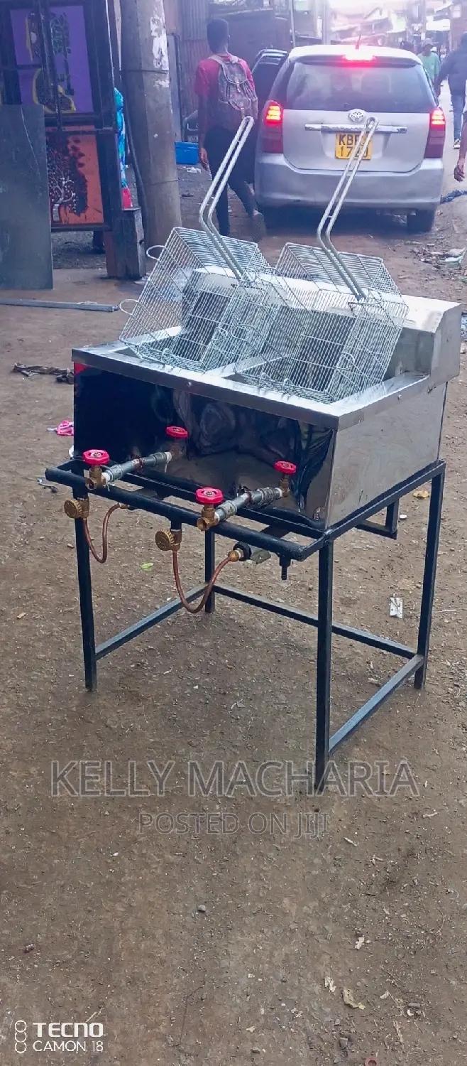 Double Gas Chips Fryers/45