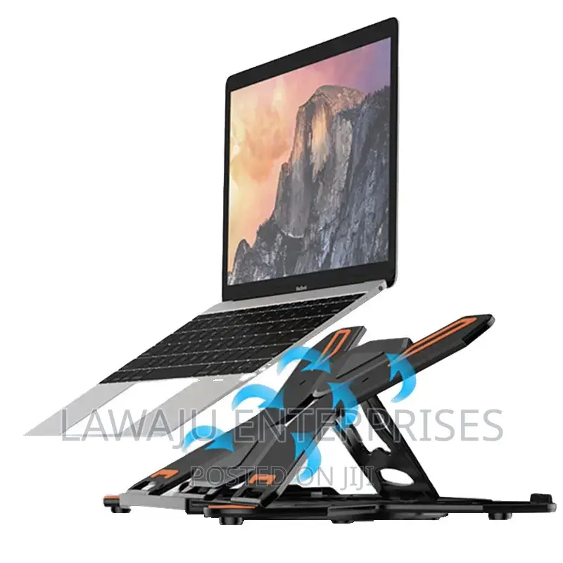 Laptop Stand With Phone Holder
