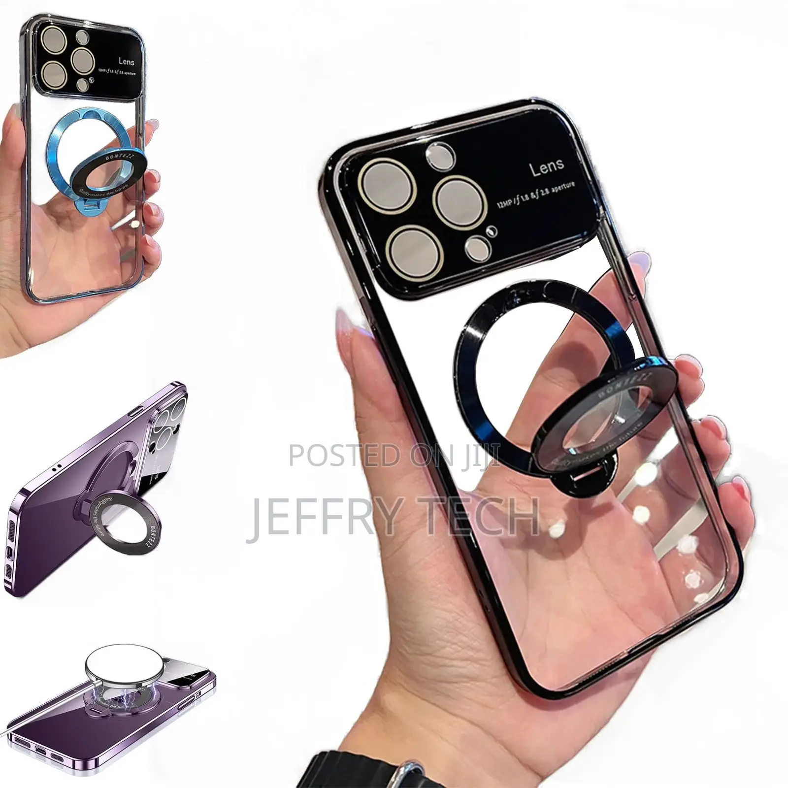 1/1 iPhone 12 Pro Max Bontezz Phone Case With Magnetic O Ri