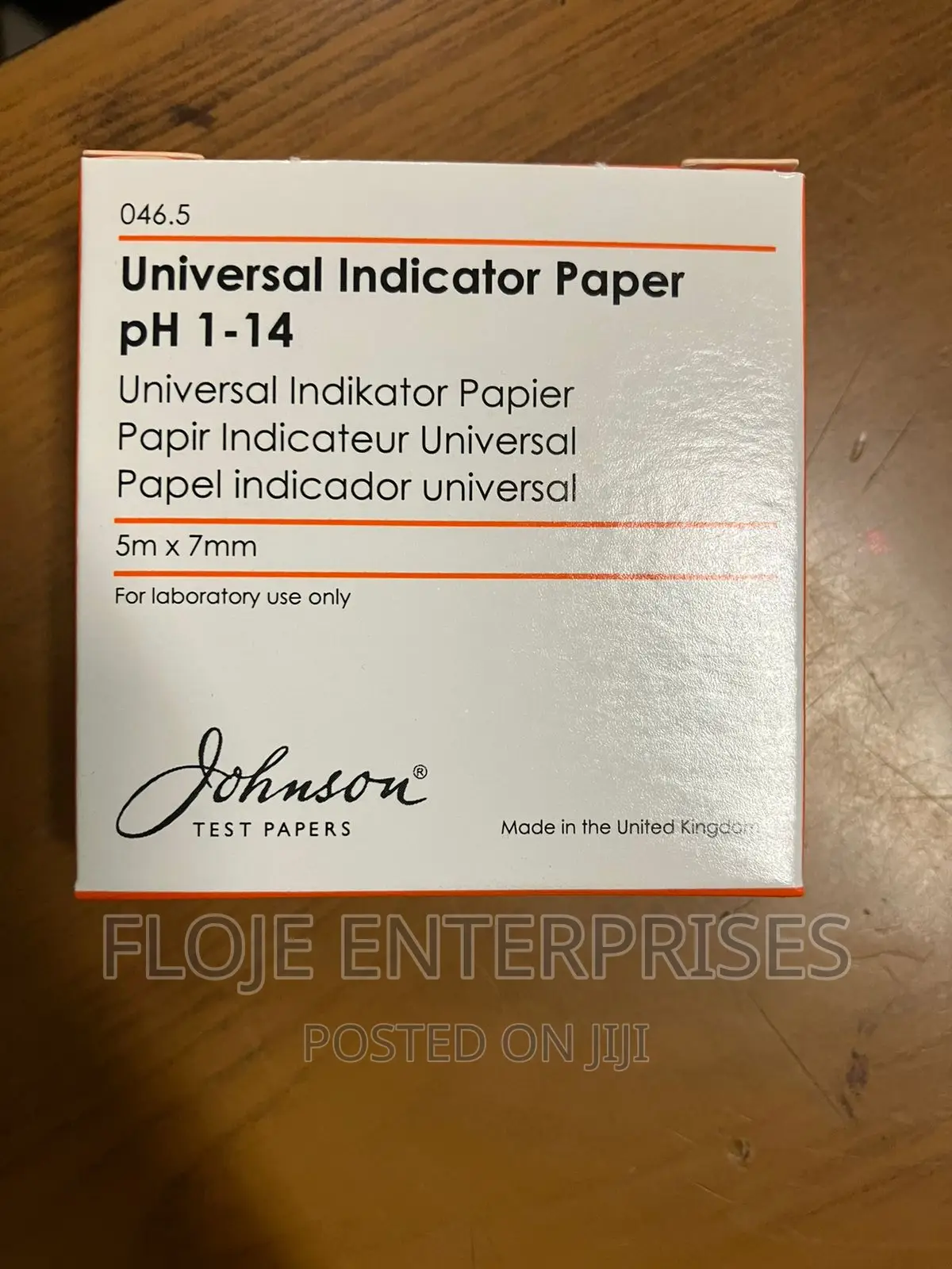 Universal Indicator Paper 1-14