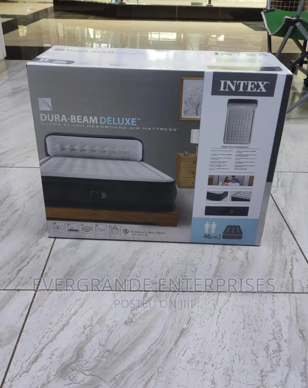 Intex Dura Beam Airbed With Inbuilt Electric Pump