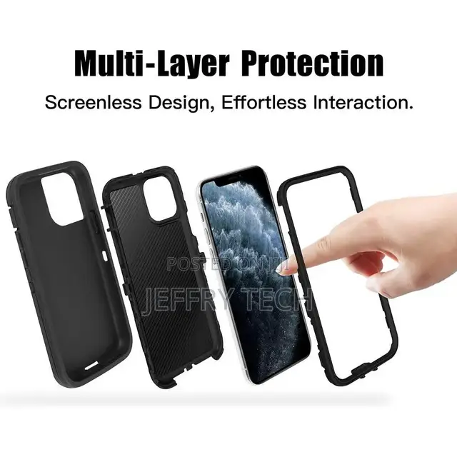 iPhone 11 Pro Heavy Duty Military Defense Drop Proof Case