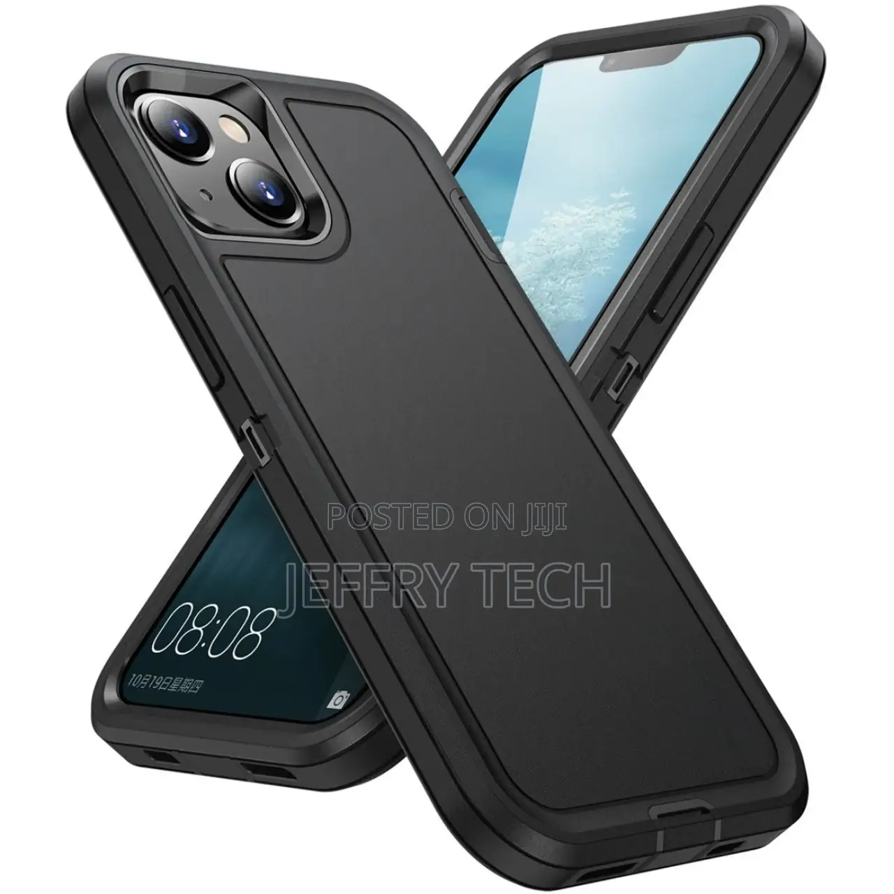 Military Full Body Shock Proof Defender Case for iPhone 15