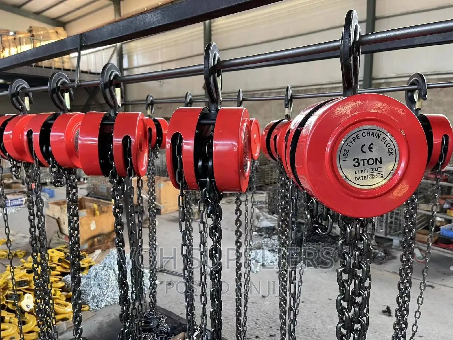 HSZ 3tonne 6mitre Chain Block ,Hoist ,Pulley Machine