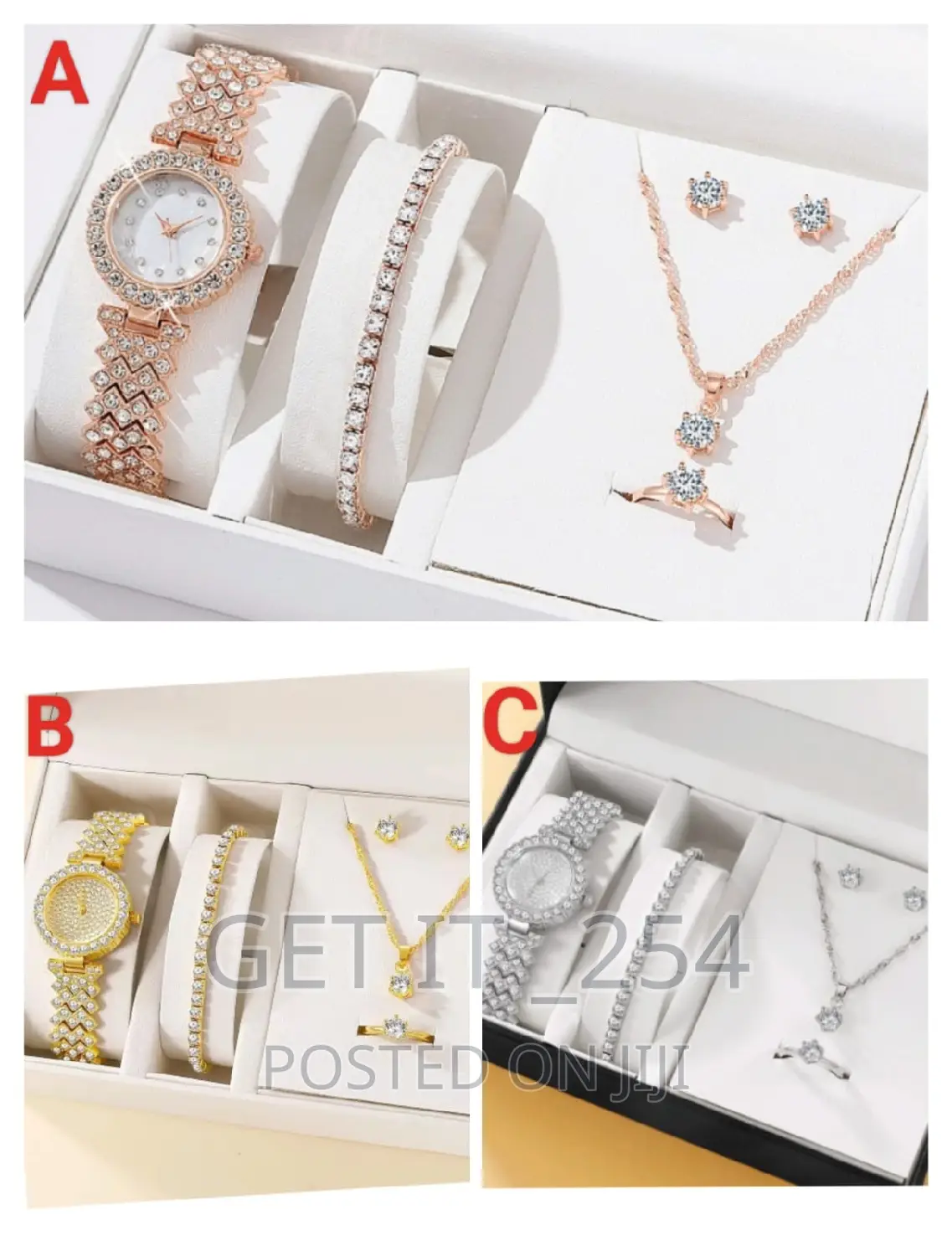 Rhinestone Elegant Ladies Gift Set