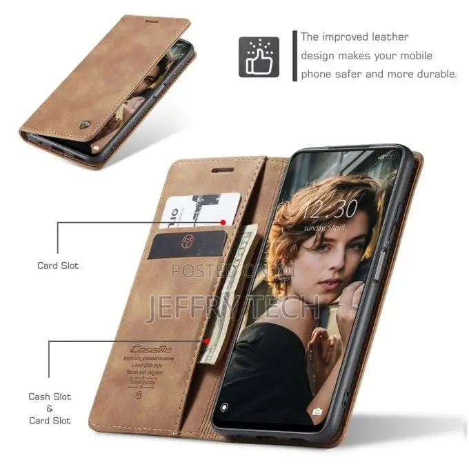 Xiaomi Redmi 10 Flip Leather Phone Case With Stand Magnetic