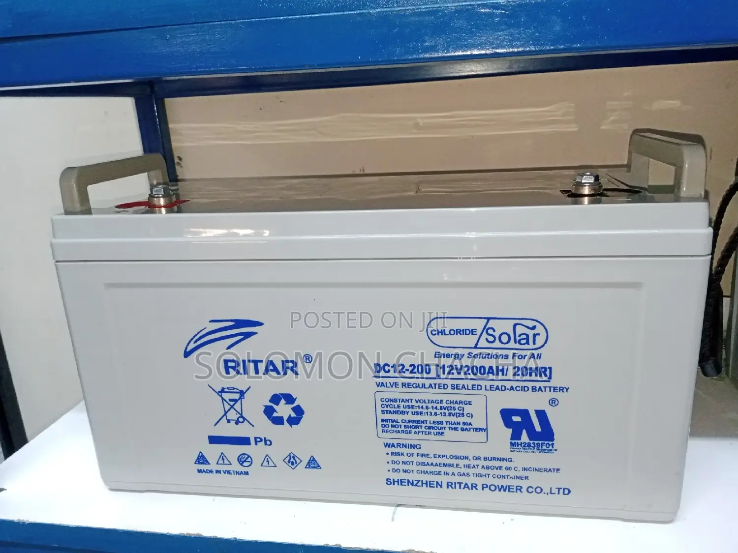 Ritar 200ah 12V 20hr Best Free Maintaince Battery