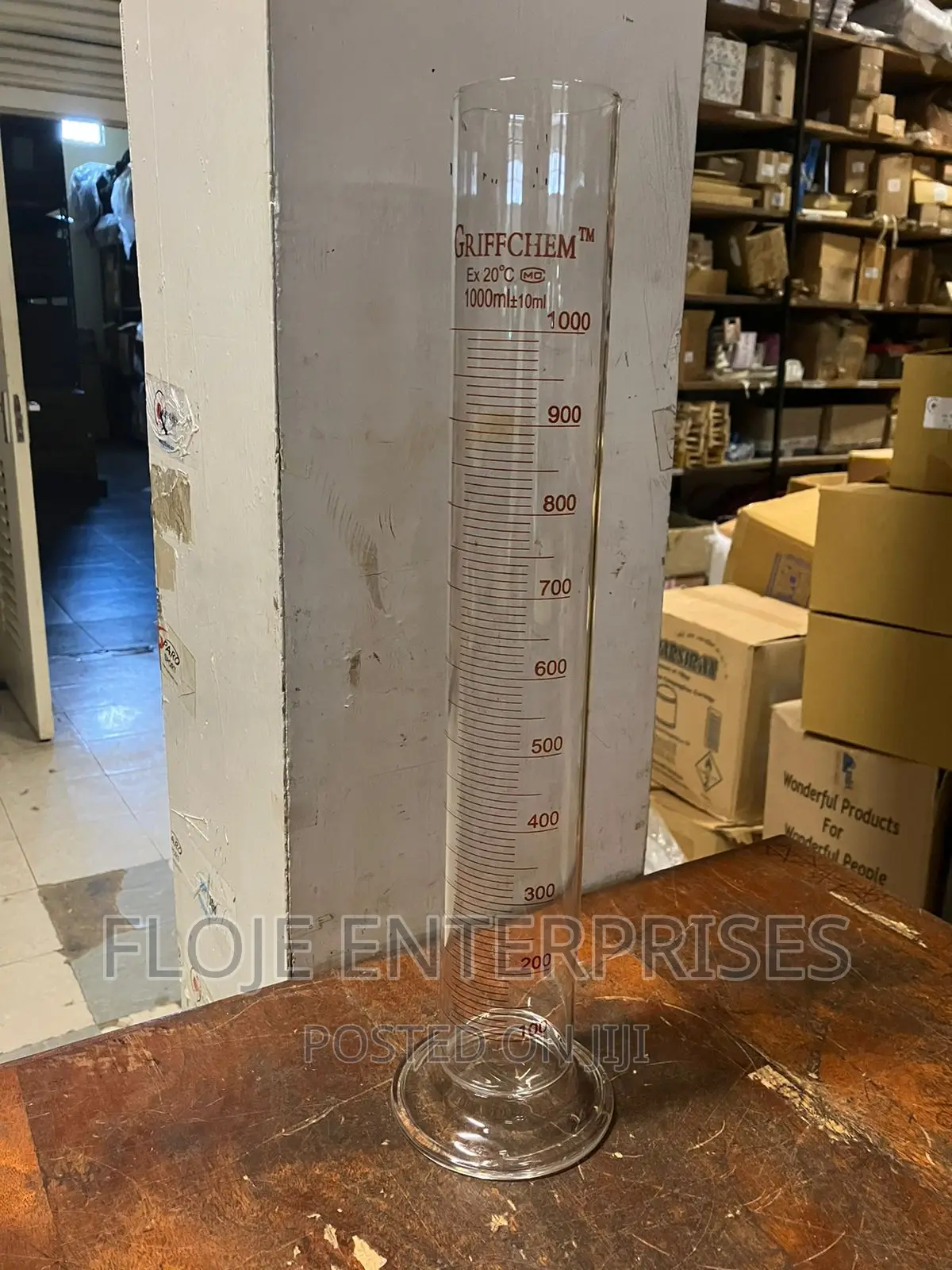 Measuring Cylinder 1L China (Griffchem)