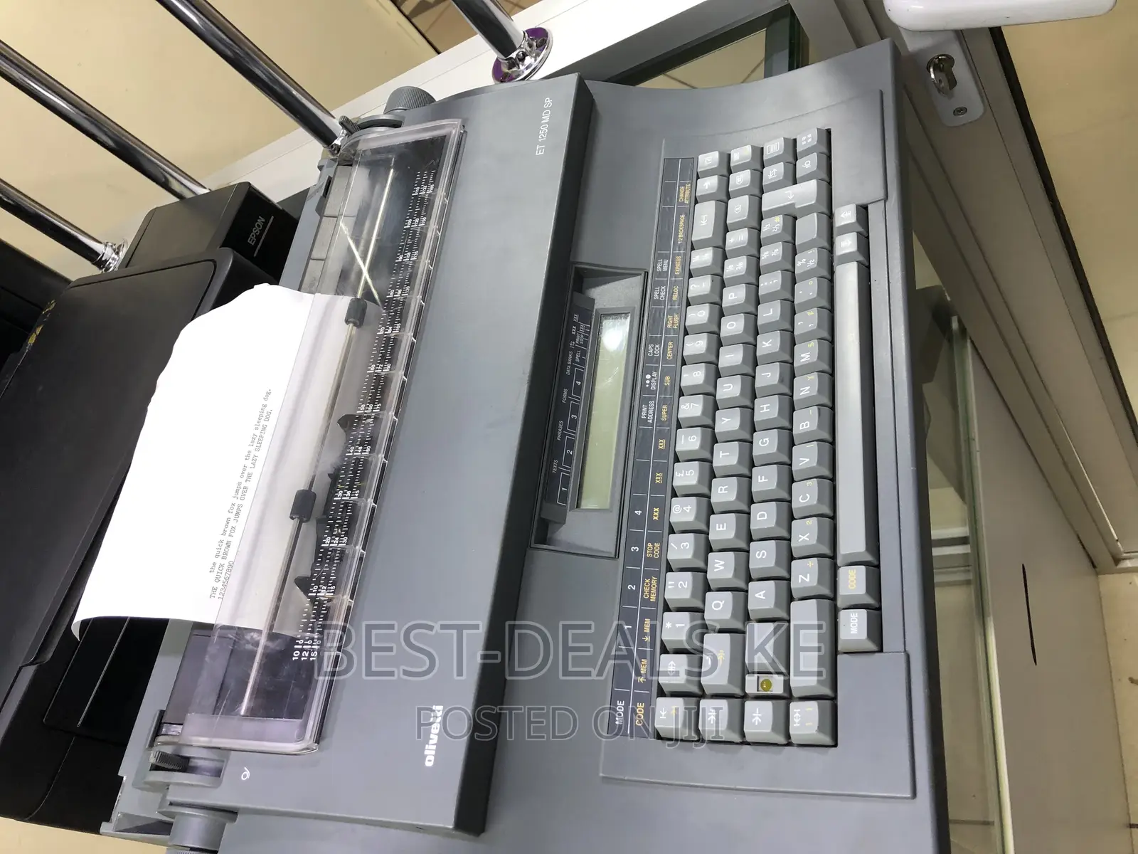 ETG1250 MDSP Type Writer