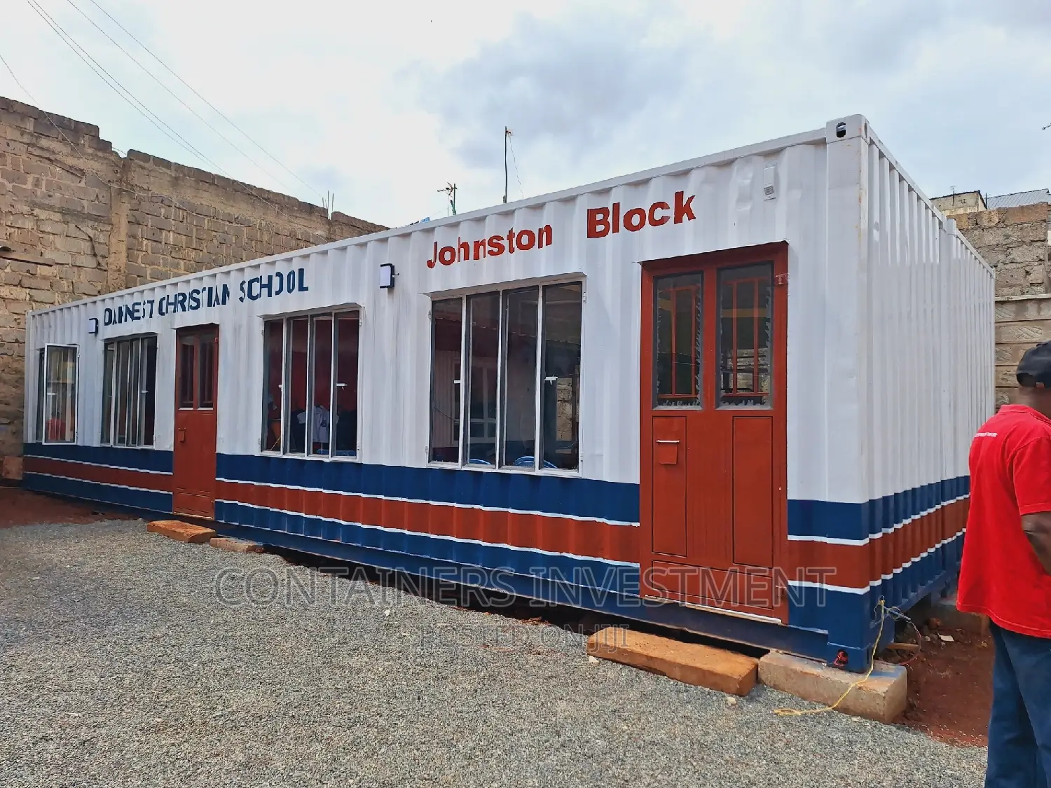 Container Classrooms From 2x40ft Joint Containers