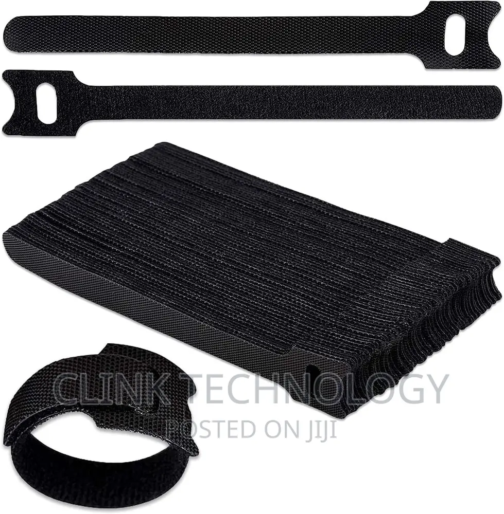 12 Reusable Fastening Cable Ties, Adjustable Tie Wrap,