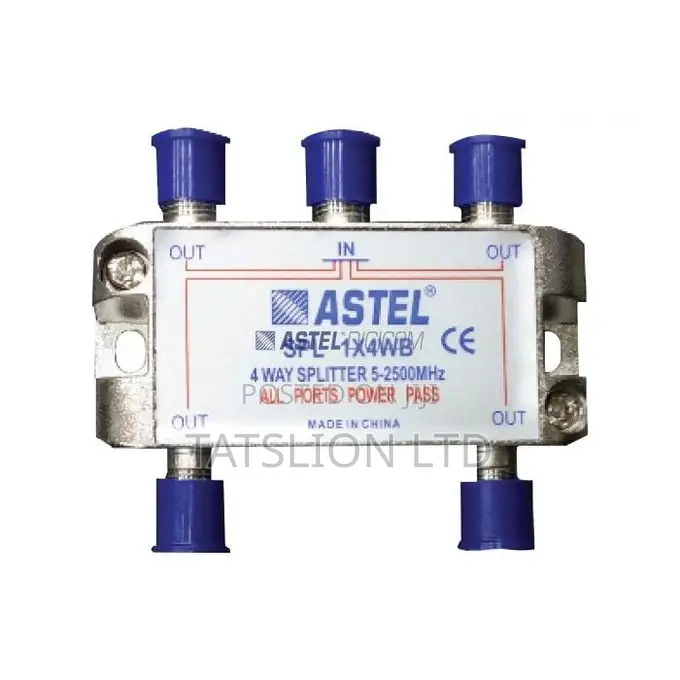 Astel Wideband Splitters 4 Way Splitter
