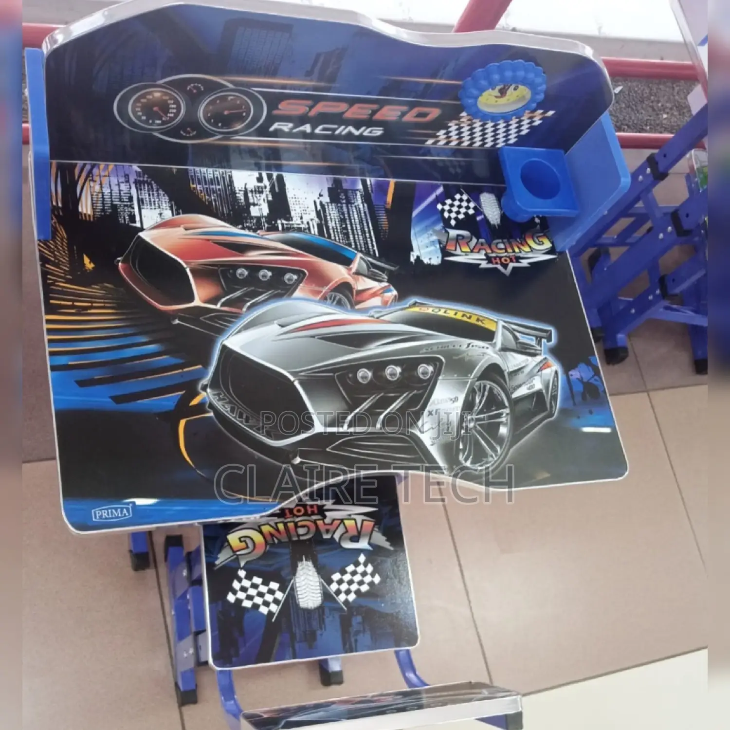 Kids Study Table Racing Car
