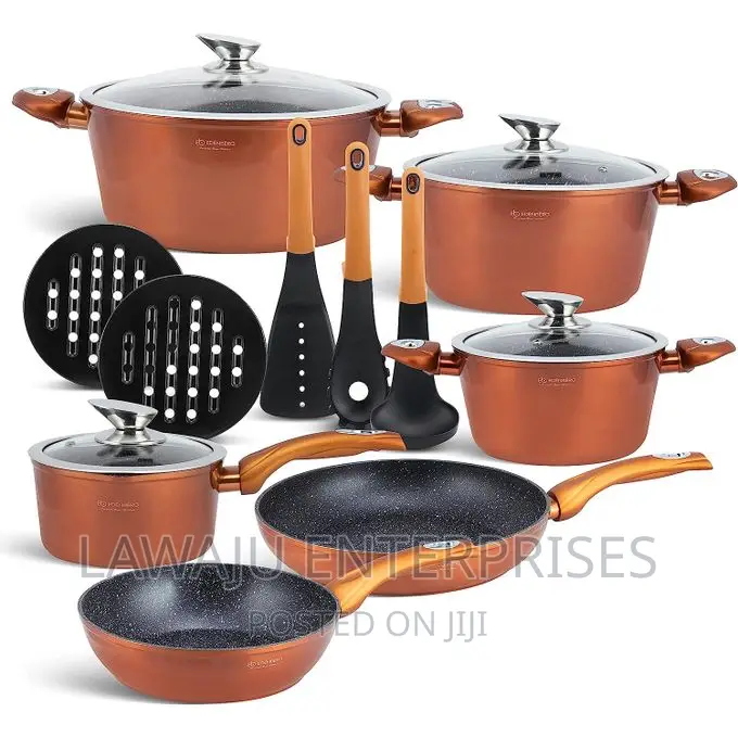 15pc Nonstick Coating Cookware
