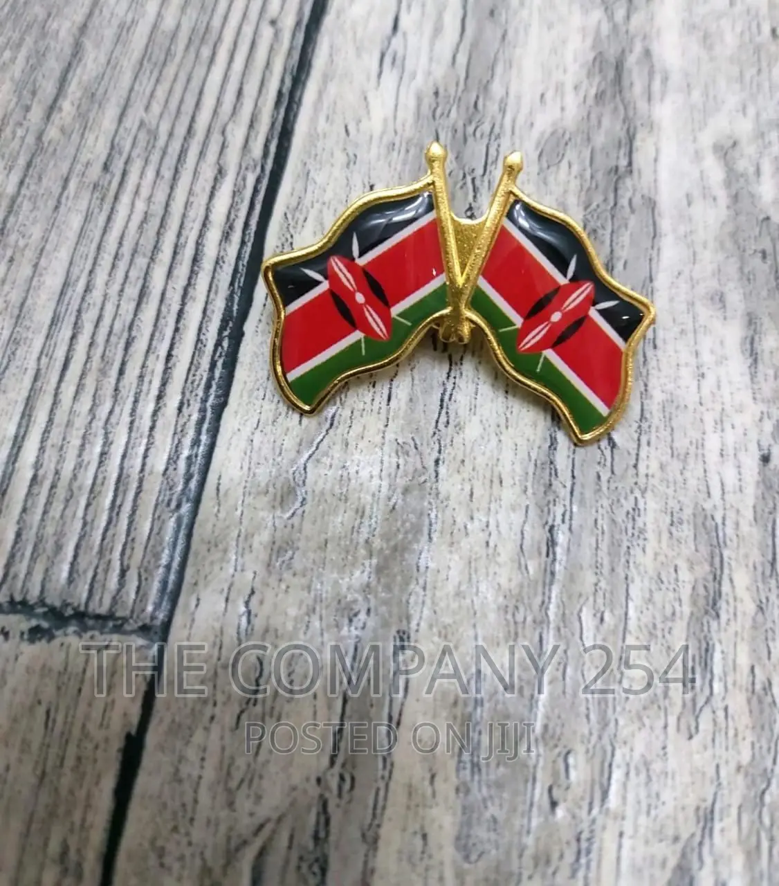 Kenyan Court of Arms Flag Unisex Assorted Designer Brooches